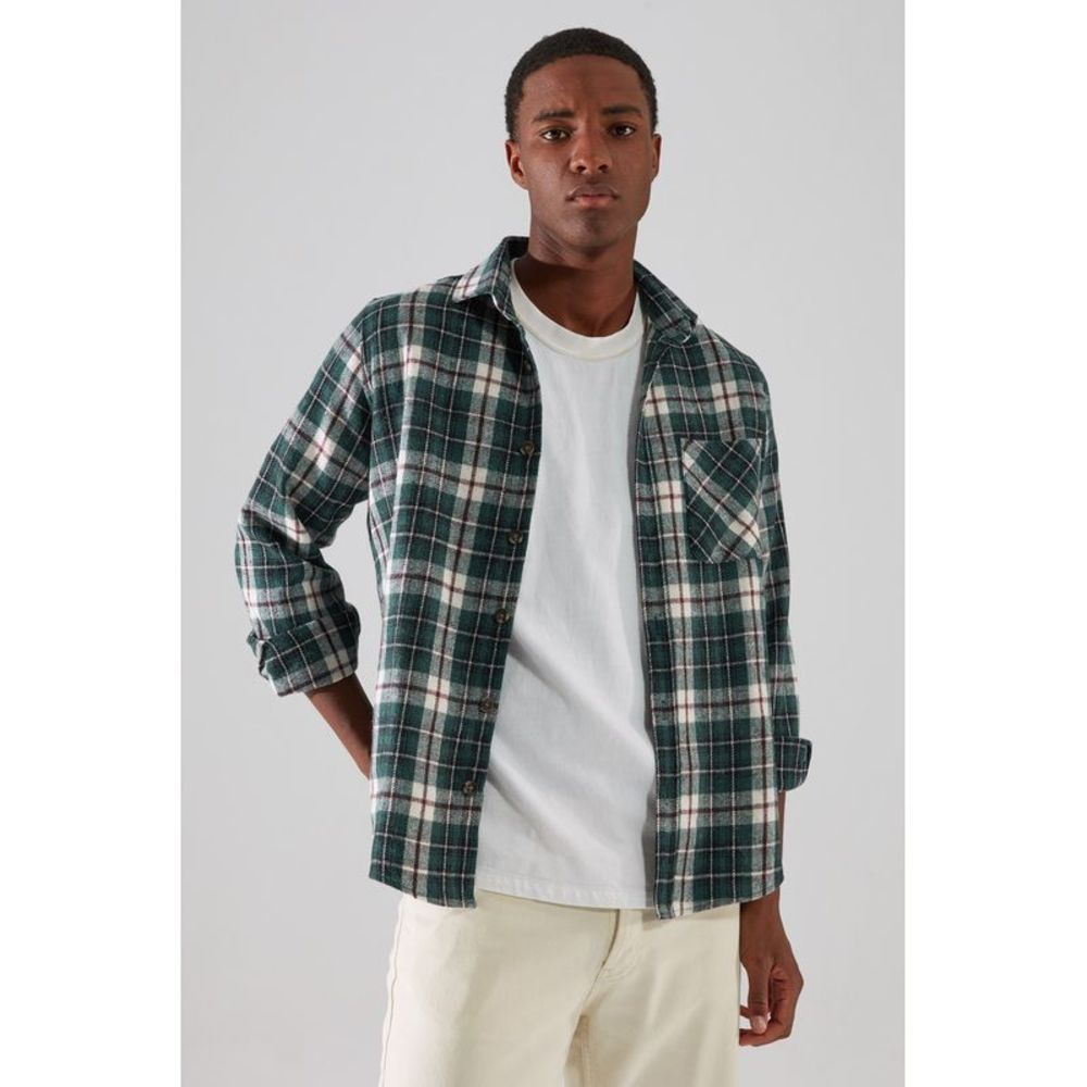 NWT Trendyol Men Slim fit Button placket Woven Shirt